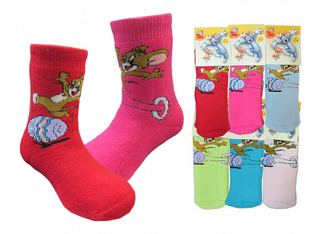 Детские махровые носки для девочки  UCS