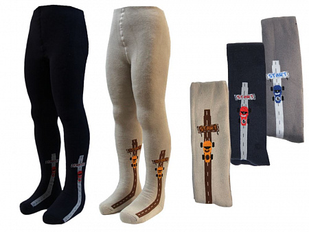  Колготки махровые для мальчика  KBS