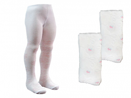 Колготки для девочки жаккардовые колготки UCS